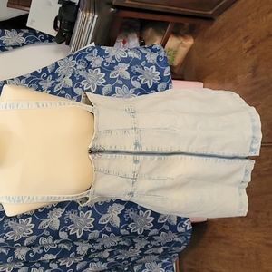 Denim spender dress